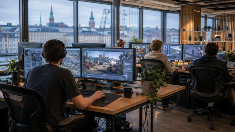 Game developers in Stockholm representing DICE’s new owners