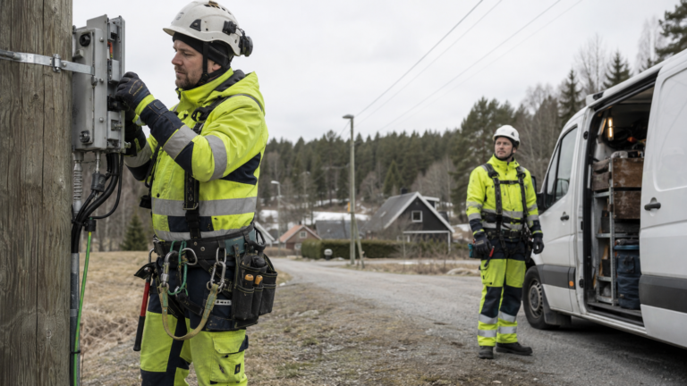 Distribution electricians working as demand for energy jobs in Sweden increases