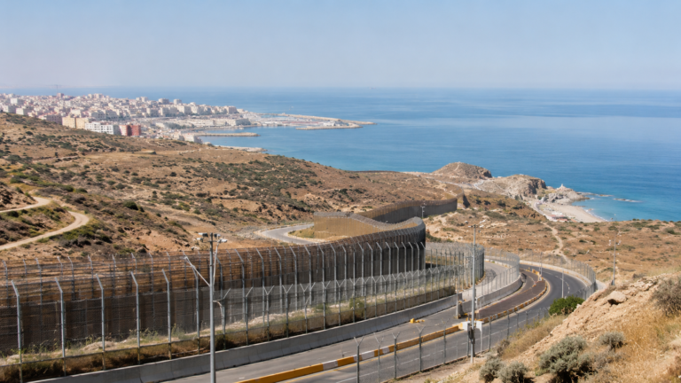 Ceuta border with Morocco following the migrant crisis discussed by Sweden and EU ministers